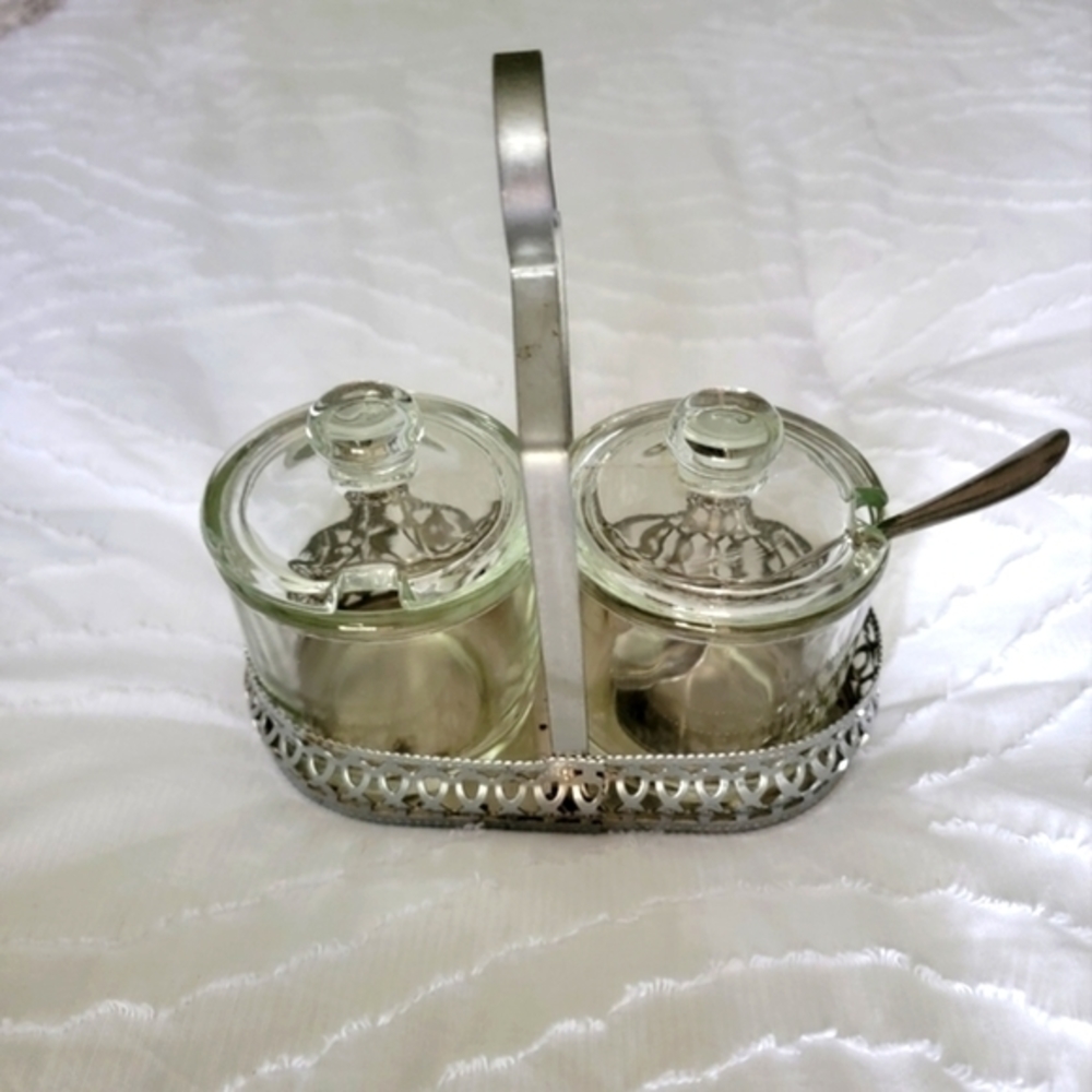 Vintage Preserves Pots, Jam Pot, Marmalade Jars, Jelly Jars, Condiment Jars